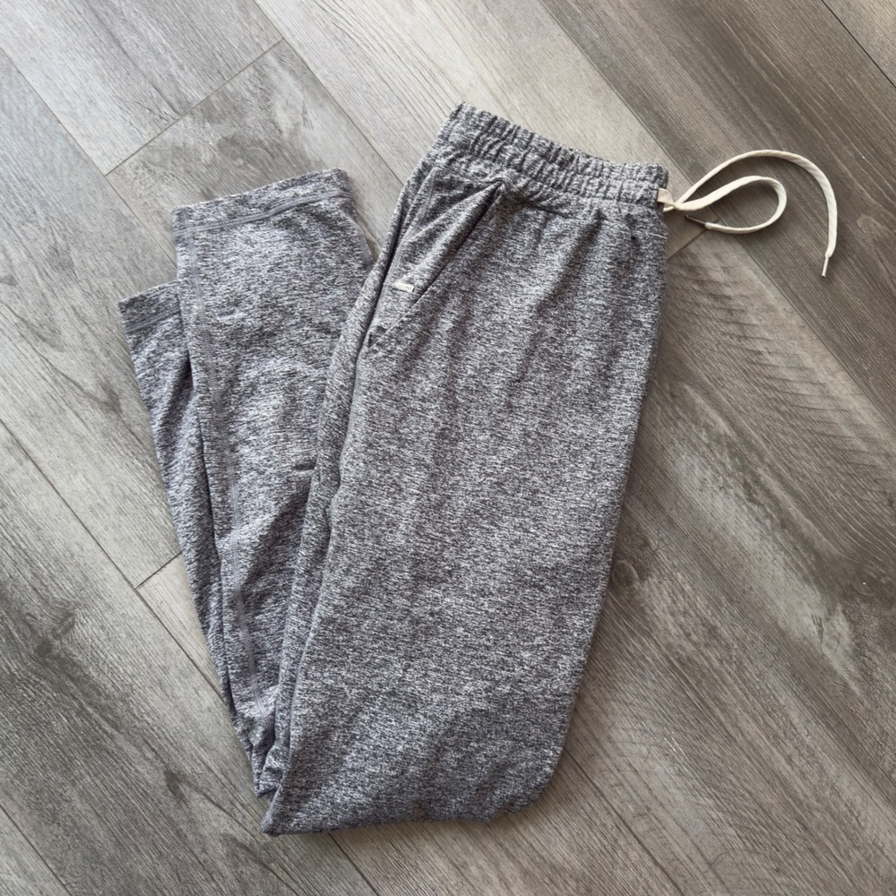 Vuori Performance Joggers Mens M ponto preformance Gray Heather Zip Pocket